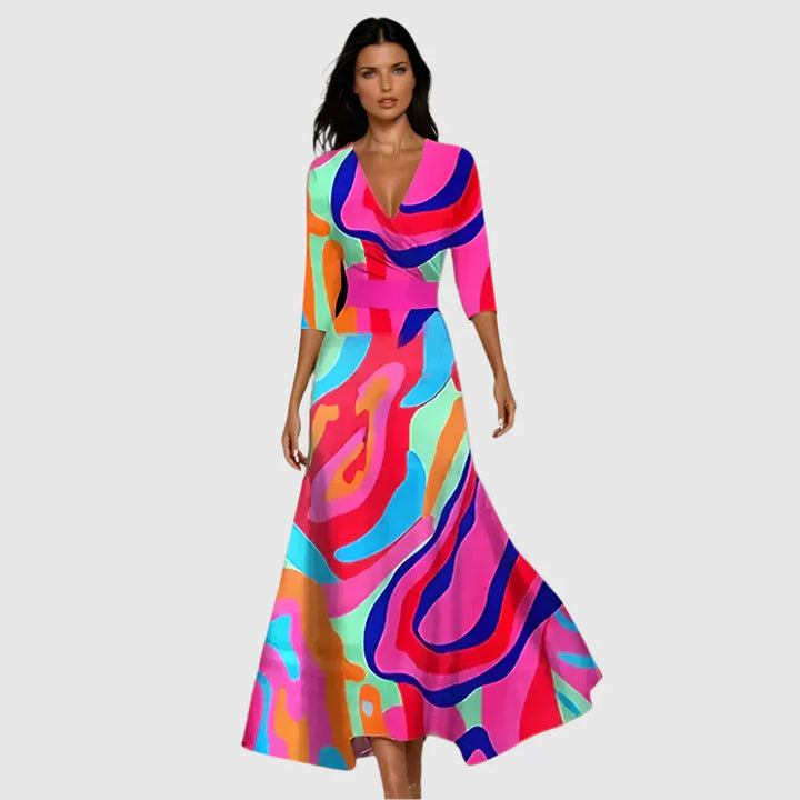 ג'יל - שמלת פרחים אלגנטית