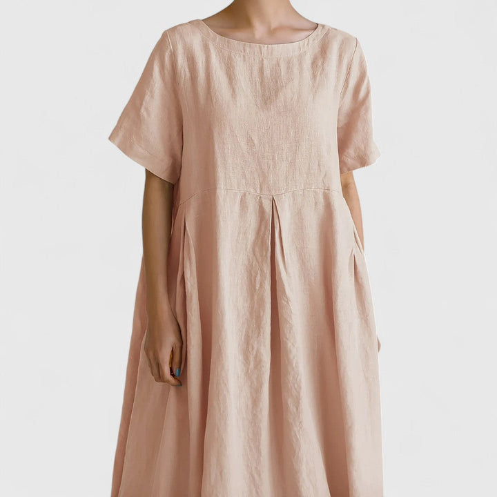 אלי - שמלת מקסי אלגנטית המכסה את הבטן