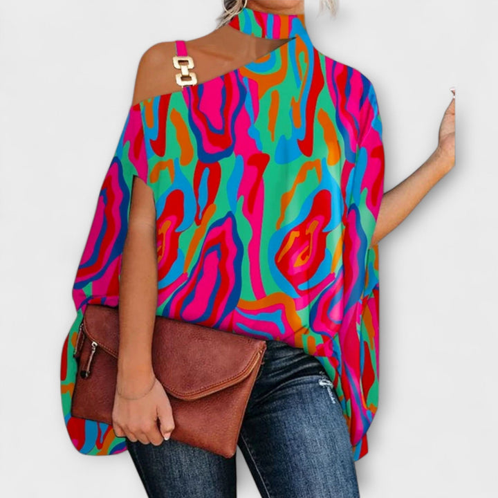 חולצת נשים ללא כתפיים - נוחה ואלגנטית לכל אירוע