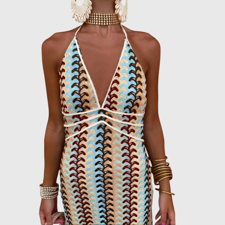 ליבה - שמלת מקסי בוהו אלגנטית