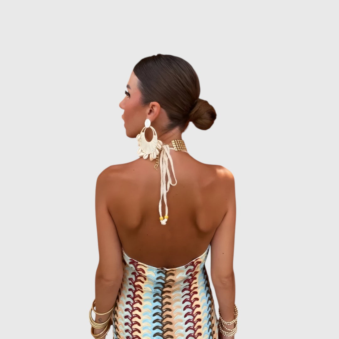 ליבה - שמלת מקסי בוהו אלגנטית