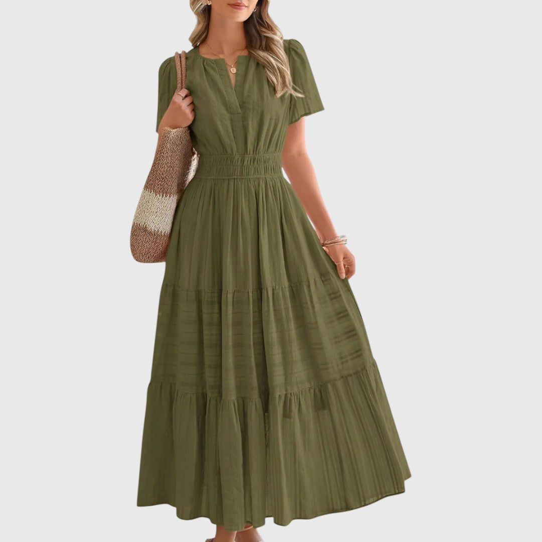 לידיה - שמלת קיץ בוהו בריז