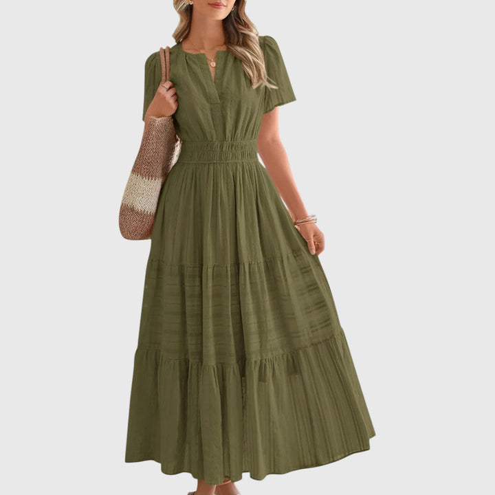 לידיה - שמלת קיץ בוהו בריז