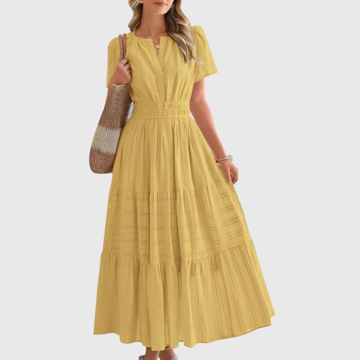 לידיה - שמלת קיץ בוהו בריז