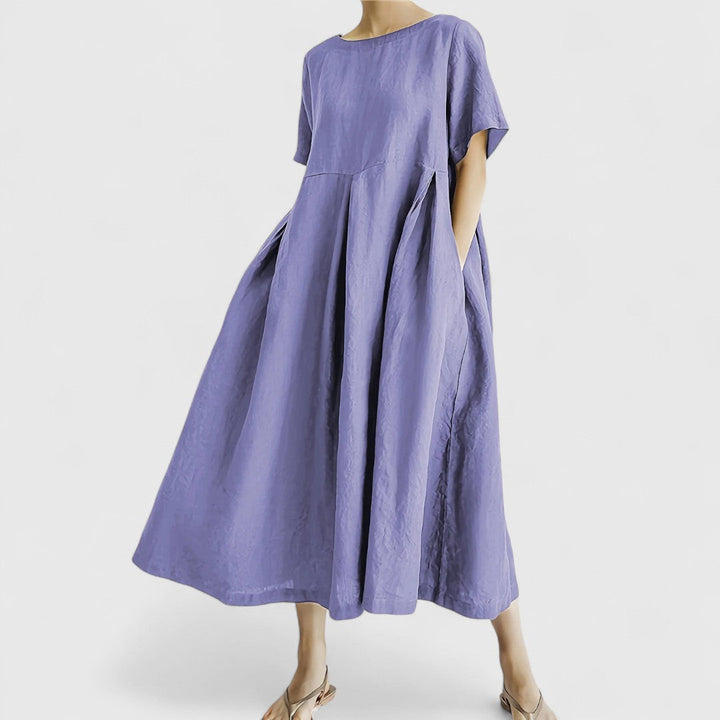 אלי - שמלת מקסי אלגנטית המכסה את הבטן