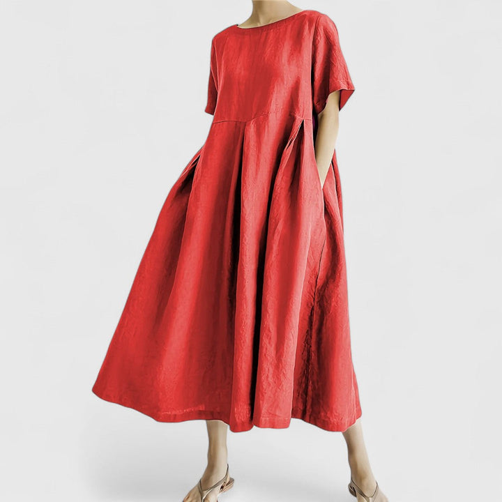 אלי - שמלת מקסי אלגנטית המכסה את הבטן