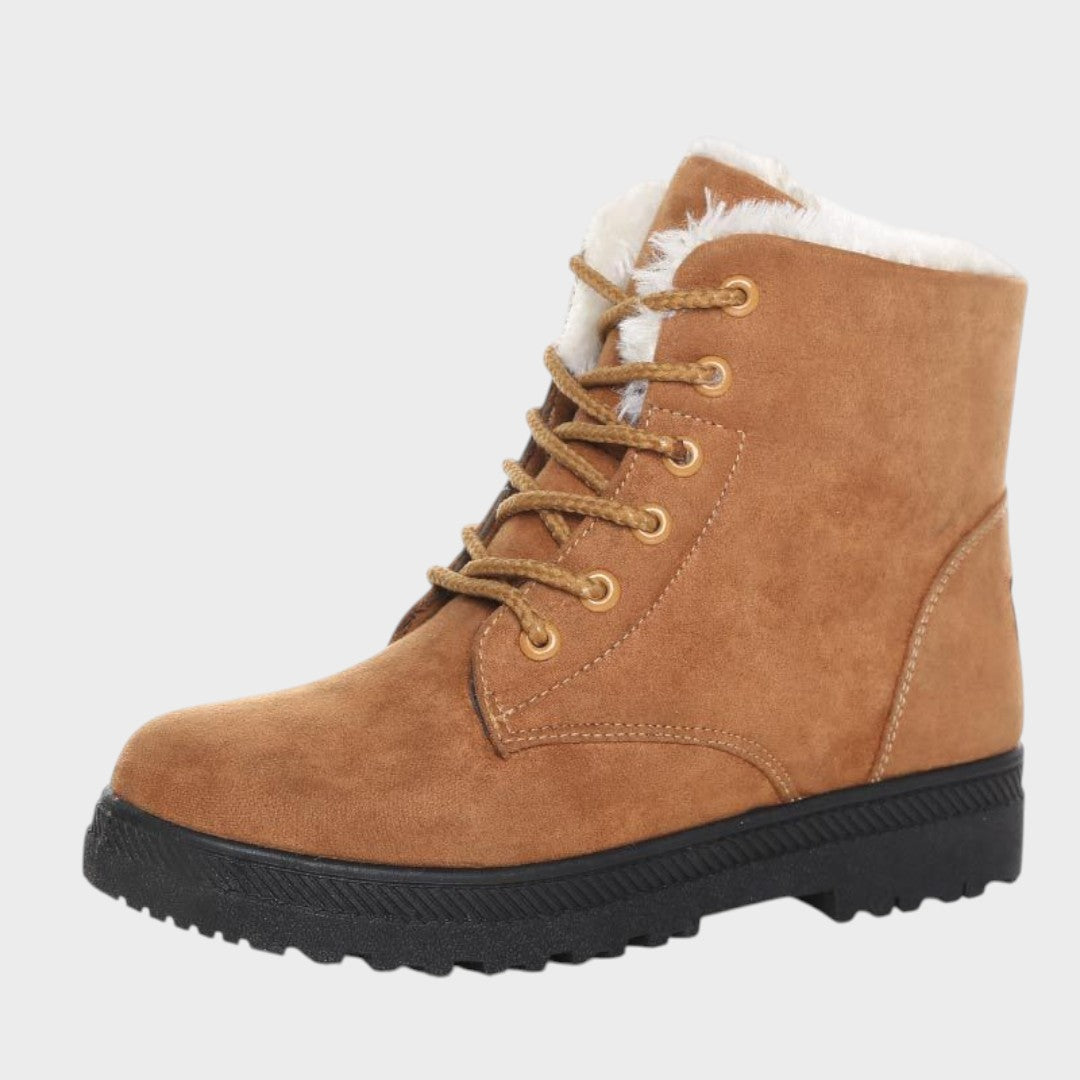 היברה - מגפי שלג אורטופדיים לנשים, עמידים במים עם בטנה חמה וסוליה נגד החלקה