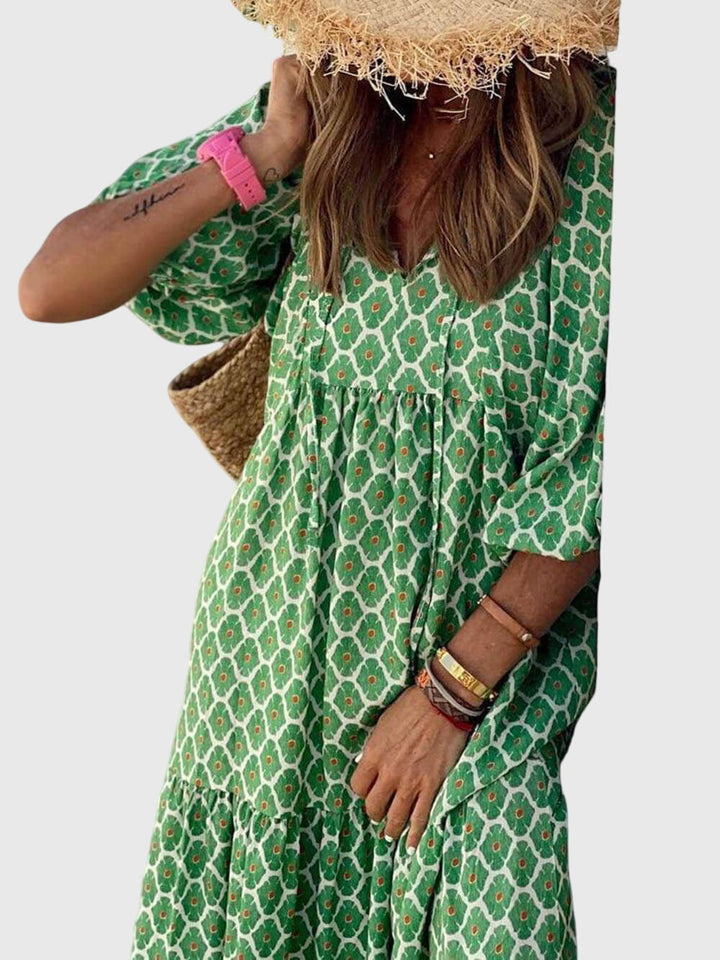 דאון - שמלת מקסי רחבה אלגנטית