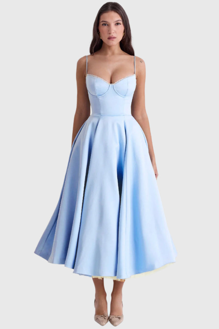 טס™ - שמלת מידי אלגנטית לנשים